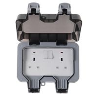 Show details for 13A Switched Socket, 2 Gang, IP66