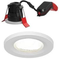 Show details for  5W LED CCT Fire Rated Fixed Downlight, 2700K/3000K/4000K/6000K, White, IP65, Prism Pro Range