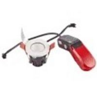 Show details for  5W LED CCT Fire Rated Fixed Downlight, 2700K/3000K/4000K/6000K, White, IP65, Prism Pro Range