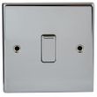 Show details for  10AX 2 Way Light Switch, 1 Gang, Polished Chrome, Decorative Range