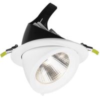 Show details for  30W LED Adjustable Downlight, 4000K, 3500lm, White, IP20, AccentPlus Scoop Range
