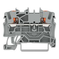 Show details for  DIN Rail Through Terminal Block, 2.5mm², Grey