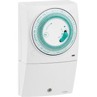 Show details for  Mechanical Socket Box Timer, 7 Day, 16A, White
