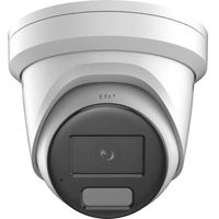 Show details for  4MP Smart Hybrid Light with ColorVu Fixed Turret Network Camera, H.265+, 138.3mm x 115.4mm, White, IP67