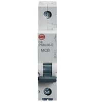 Show details for 6A MCB, 1 Pole, C Curve, 10kA