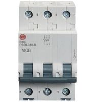 Show details for  16A MCB, 3 Pole, B Curve, 10kA