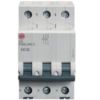 Show details for 6A MCB, 3 Pole, C Curve, 10kA