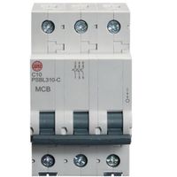 Show details for  10A MCB, 3 Pole, C Curve, 10kA