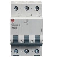 Show details for  25A MCB, 3 Pole, C Curve, 10kA
