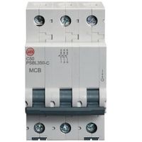 Show details for  50A MCB, 3 Pole, C Curve, 10kA