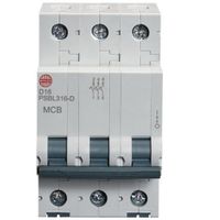 Show details for  16A MCB, 3 Pole, D Curve, 10kA