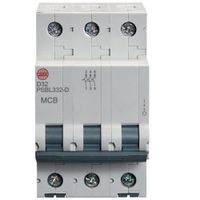 Show details for 32A MCB, 3 Pole, D Curve, 10kA