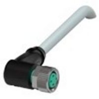 Show details for  Sensor Actuator Cable, M8 Angled Socket - Cable End, 3 Core, PVC, Grey, 5m