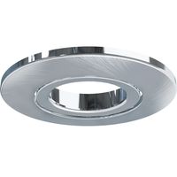 Show details for  Bezel, Brushed Chrome, For Use With Fire Rated Tilt  Downlight