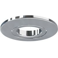 Show details for  Bezel, Polished Chrome, For Use With Fire Rated Tilt  Downlight
