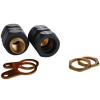 Show details for  Cable Gland with Locknut and Earth Tag, M20, 7mm-16mm, IP68, ShieldGLAND Range [Pack of 2]