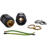 Show details for  Cable Gland with Locknut and E-Spring, M20, 7mm-16mm, IP68, ShieldGLAND  Range [Pack of 2]