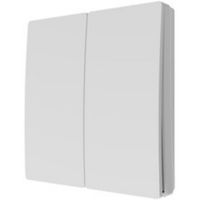 Show details for  Kinetic Push Switch, 2 Gang, White, IP65, Culina Range