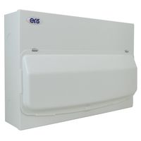 Show details for  18 Module Metal Consumer Unit Pre-fitted with 100A Switch, Surge Protection and MCB, 14 Way, 230V