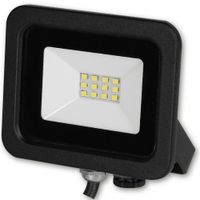 Show details for  10W LED CCT Floodlight, 3000K/4000K/60000K, 900lm, Black, IP65, Foss SWiTCH Range