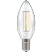 Show details for  4.2W LED Candle Lamp, B15, 2700K, Non Dimmable, Clear