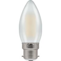 Show details for  4.2W LED Candle Lamp, B22, 4000K, Non Dimmable, Clear