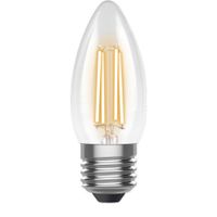 Show details for  4.2W LED Candle Lamp, 2700K, E27, Dimmable, Clear