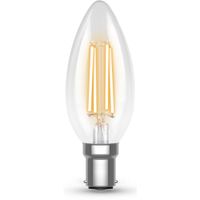 Show details for  4.2W LED Candle Lamp, B15, 2700K, Dimmable, Clear
