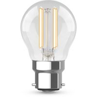 Show details for  4.2W LED Golfball Lamp, B22, 2700K, Dimmable, Clear