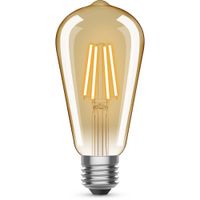 Show details for  4.2W LED Vintage ST64 Lamp, 2500K, 450lm, E27, Dimmable, Coated