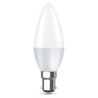 Show details for  4.9W LED Candle Lamp, 2700K, 470lm, Non Dimmable, B15, Reon Range