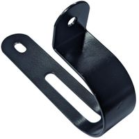 Show details for  Cable Cleat, Size 4, 7.7mm to 10mm, Metal, Black [Pack of 10]