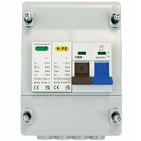 Show details for  100A DNO Enclosed Isolator with SPD, 2 Pole, 230V/400V, IP40
