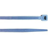Show details for  Metal Detectable Cable Ties, 380mm x 4.5mm, 110mm, 280N, Nylon, Blue [Pack of 100]