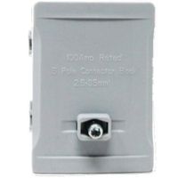 Show details for  Enclosed Power Terminal, 100A, 5 Pole, Grey, IP20