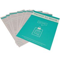 Show details for  Hot Work Permit To Work Forms, A4 [Pack of 10]