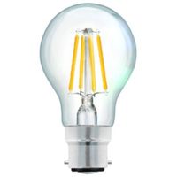 Show details for  8W LED GLS Lamp, B22, 2700K, Dimmable, Clear