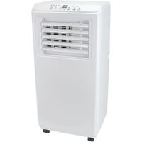 Show details for 3 in 1 Portable Air Conditioner with Remote Control and Timer, 2 Speed, BTU5000, White