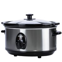 Show details for  200W Oval Slow Cooker, 3.5l, Stainless Steel, San Diego Range