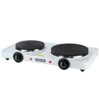 Show details for  2.5kW Double Hot Plate, White, Colorado Range