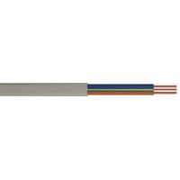 Show details for  Earthsure Flat Cable with Pre-identified CPC, 1mm², 4.1mm x 8mm, Grey, PVC (100m Drum)