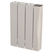 Show details for  700W Digital Oil Filled Radiator with Wi-Fi, 3 Element, 414mm x 90mm x 575mm, White, Lot 20 Compliant