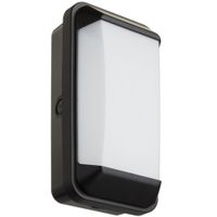 Show details for  5W Bulkhead with Photocell, 4000K, Black, IP65, Taurus Range