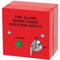 Show details for  Fire Isolation Switch, 80A, Red