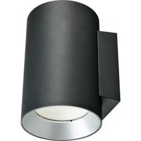 Show details for  12W LED Down Wall Light, 4000K, 960lm, 80°, Black, IP65, GAZA Range