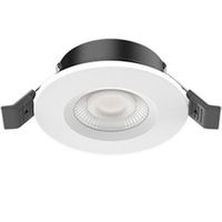 Show details for  Wattage Switchable Fixed Fire Rated Downlight, 2700K/3000K/4000K/6000K, White, IP65, FRD Elite Range