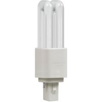 Show details for  4.5W LED CFL Lamp, G24D, 2 Pin, 4000K, Non-Dimmable
