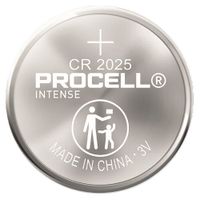 Show details for  Lithium Coin Battery, 2025, 3V, Procell Intense Range [Pack of 5]