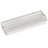 Show details for  3W Emergency LED Compact Bulkhead with Legend Kit, 6000K, 150lm, White, IP65
