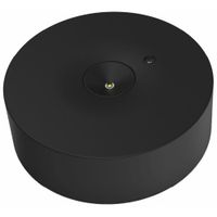 Show details for  3W Emergency LED Surface Round Downlight with Self-Test, 6000K, 150lm, Black, IP20